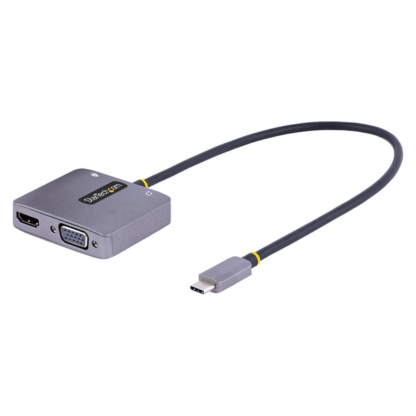 StarTech.com 122-USBC-HDMI-4K-VGA USB grafisk adapter 3840 x 2160 pixel Grå