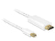 DeLOCK 83708 videokabel adapter 3 m Mini DisplayPort HDMI Hvid