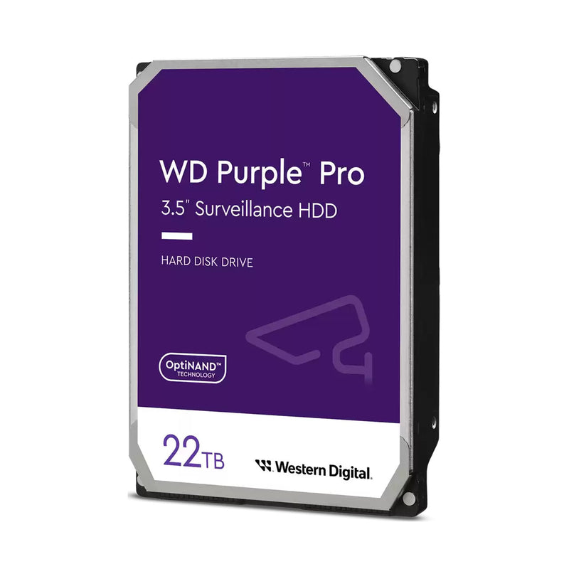 Western Digital Purple Pro harddisk 22 TB 7200 rpm 512 MB 3.5" Serial ATA III