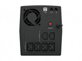 Conceptronic ZEUS03E UPS-enhed Interaktivt indgangsstik 1,2 kVA 720 W 6 AC stikkontakt(er)