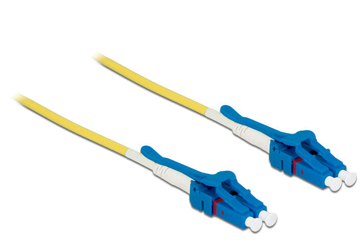 DeLOCK 85083 InfiniBand og fiberoptisk kabel 1 m LC Gul