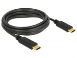 DeLOCK 83867 USB-kabel USB 2.0 3 m USB C 0,48 Gbit/sek. Sort