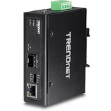Trendnet TI-F11SFP netværksomformer til medie 1000 Mbit/s Sort
