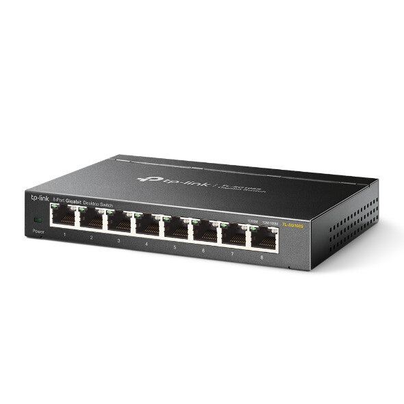 TP-Link Omada TL-SG108S netværksswitch Ikke administreret Gigabit Ethernet (10/100/1000) Sort