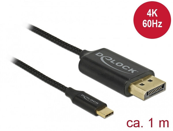 DeLOCK 83709 USB grafisk adapter 3840 x 2160 pixel Sort