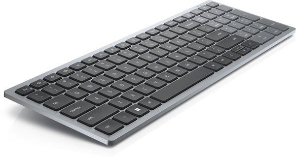 DELL KB740 tastatur Kontor RF trådløs + Bluetooth QWERTZ Tysk Grå, Sort