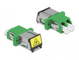 DeLOCK 86897 fiber adapter LC/LC 1 stk Grøn