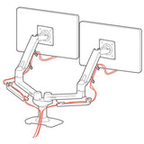 Ergotron LX Series 45-245-026 skærmbeslag og -stativer 68,6 cm (27") Skrivebord Sølv