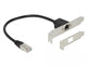 DeLOCK 85803 netværkskabel Sort 0,3 m Cat5e F/UTP (FTP)