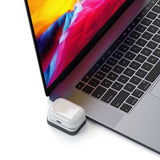 Satechi ST-TCWCDM oplader til mobil enhed Hovedtelefoner Hvid USB Trådløs opladning Indendørs
