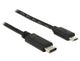 DeLOCK 83602 USB-kabel USB 2.0 1 m USB C Micro-USB B 0,48 Gbit/sek. Sort
