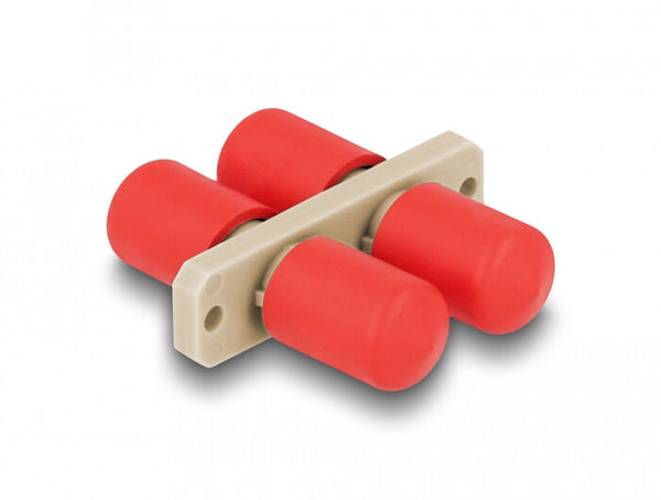 DeLOCK 87935 fiber adapter ST/ST 1 stk Beige
