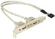 DeLOCK Slotbracket 1x internal USB 5pin > 2x USB2.0 external