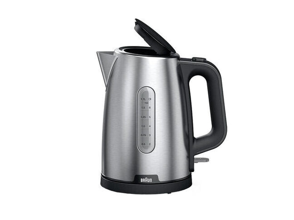 Braun WK 1500 elkedel 1,7 L 2200 W Sort, Rustfrit stål