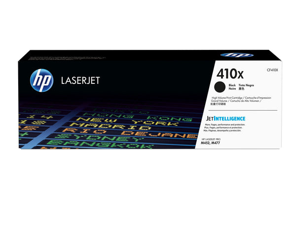 HP Original 410X LaserJet-tonerpatron med høj kapacitet, sort