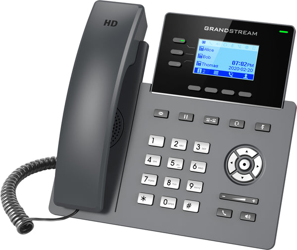 Grandstream Networks GRP2603 IP-telefon Sort 3 Linier LCD