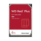 Western Digital Red Plus harddisk 6 TB 5400 rpm 256 MB 3.5" Serial ATA III