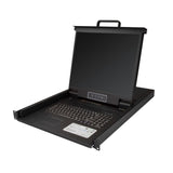 StarTech.com RKCONS1908K rack-konsol 48,3 cm (19") 1280 x 1024 pixel Stål Sort 1U