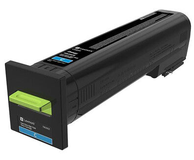 Lexmark 72K2XCE tonerpatron 1 stk Original Blå