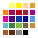 Staedtler 187 Sort, Blå, Bordeaux, Brun, Grøn, Lyse Blå, Lysegrøn, Lys grå, Magenta, Mauve, Orange, Fersken, Rød, Turkis, Violet, Hvid, Gul 24 stk