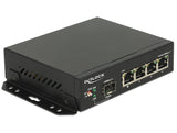 DeLOCK 87704 netværksswitch Gigabit Ethernet (10/100/1000) Sort