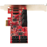 StarTech.com 10P6G-PCIE-SATA-CARD interface-kort/adapter Intern
