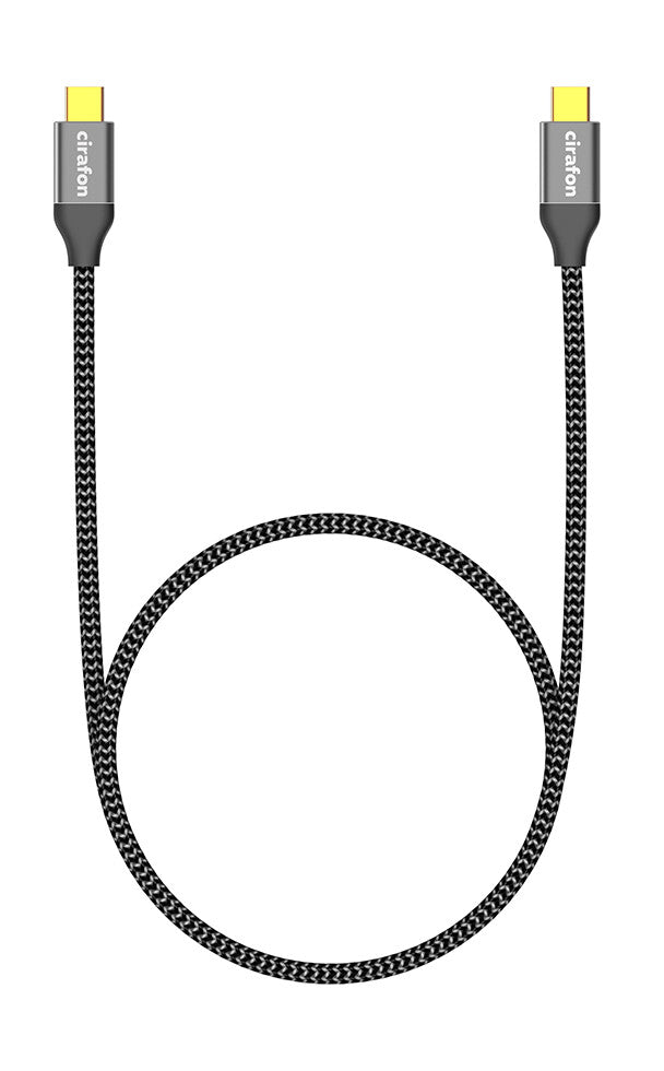 Cirafon CC-CH01 USB-kabel 1,2 m USB C 60 W Sort