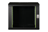 Digitus DN-19 09-U-SW stativ 9U Vægmonteret stativ Sort
