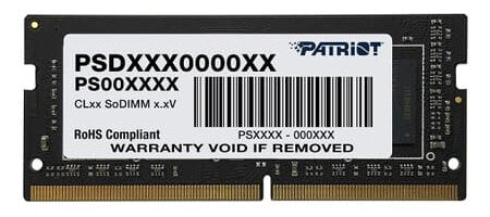 Patriot Memory Signature Line PSD416G320081S hukommelsesmodul 16 GB 1 x 16 GB DDR4 260-pin SO-DIMM