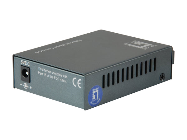 LevelOne FVT-1102 netværksomformer til medie 100 Mbit/s 1310 nm Enkeltilstand Sort