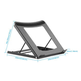 Manhattan 462129 laptop stativ Sort 39,6 cm (15.6")