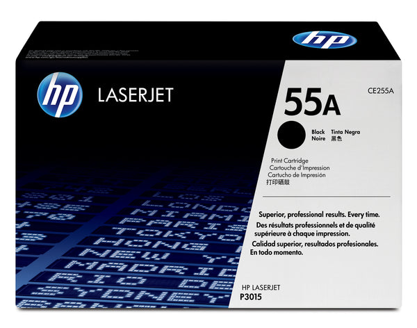 HP Original 55A LaserJet-tonerpatron, sort