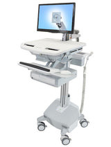 Ergotron StyleView Aluminium, Grå, Hvid Fladt panel Multimedie kurv