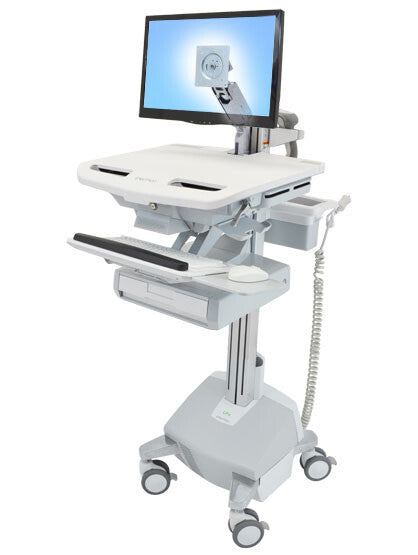 Ergotron StyleView Aluminium, Grå, Hvid Fladt panel Multimedie kurv