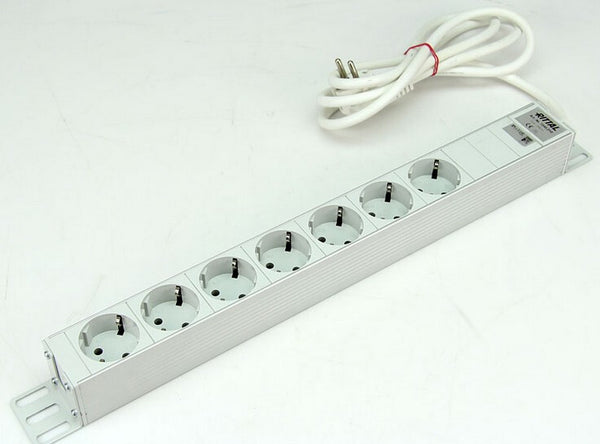 Rittal DK7240.210 Hvid 7 AC stikkontakt(er) 250 V 2 m