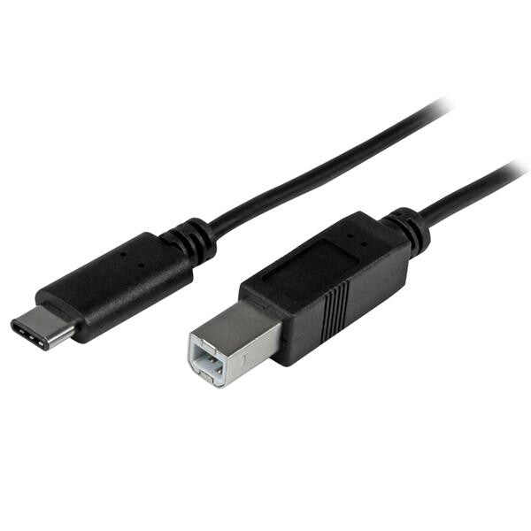 StarTech.com USB2CB2M USB-kabel USB 2.0 2 m USB C USB B 0,48 Gbit/sek. Sort