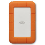 LaCie Rugged Secure ekstern harddisk 2 TB 2.5" USB Type-C 3.2 Gen 1 (3.1 Gen 1) Orange, Hvid