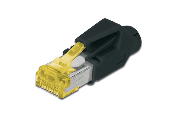 Digitus A-MO6A 8/8 HRS kabelsamler RJ-45 Sort, Gul