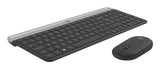 Logitech 920-009194 tastatur Mus inkluderet Universel RF trådløst AZERTY Belgisk Grafit