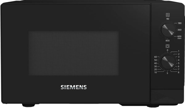 Siemens iQ300 FF020LMB2 mikrobølgeovn Sort Solo mikroovn Bordplade 20 L 800 W