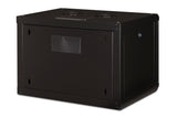 Digitus DN-19 07-U-SW stativ 7U Vægmonteret stativ Sort