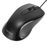 Targus AMU81AMGL mus Kontor Ambidextrous USB Type-A Optisk 1000 dpi