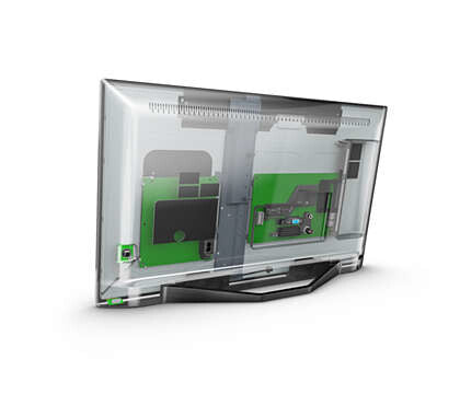Philips 24HFL3014P/12 TV 61 cm (24") HD Sort, Transparent 250 cd/m²