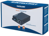 Intellinet 506519 netværksomformer til medie 100 Mbit/s 1310 nm Multitilstand Sort