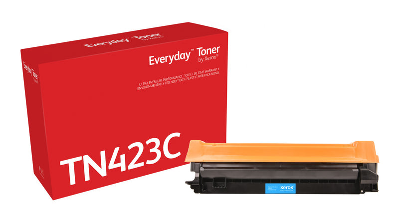 Everyday™ Cyan Toner by Xerox compatible with Brother TN-423C, Høj kapacitet