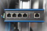 Digitus DN-651120 netværksswitch Ikke administreret L2 Gigabit Ethernet (10/100/1000) Strøm over Ethernet (PoE) Sort, Blå