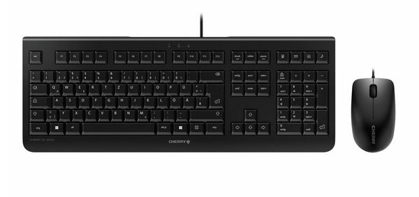 CHERRY DC 2000 tastatur Mus inkluderet Hjemme/kontor USB QWERTZ Ungarsk Sort