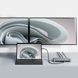 ALOGIC TB4D3TB dockingstation Ledningsført Thunderbolt 4 Sort
