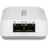 Trendnet TPE-BE200 netværk forlænger Netværkssender & -modtager Hvid 10, 100, 1000 Mbit/s