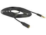 DeLOCK 84667 lydkabel 2 m 3.5mm Sort